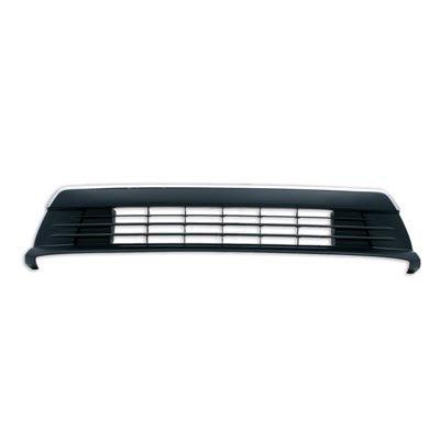 Toyota Prius Plug In Lower CAPA Certified Grille Partial Primed With Chrome Moulding Without Fog Hole - TO1036138C