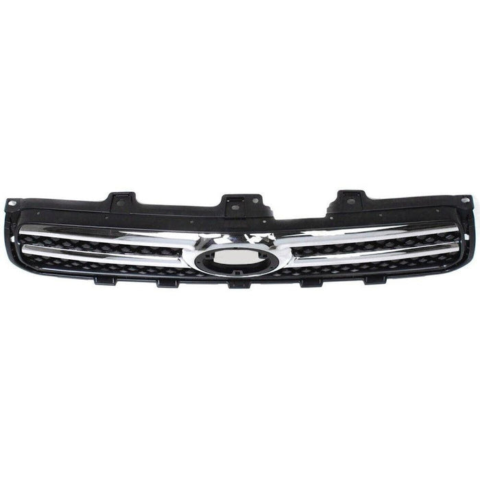 2006-2008 Toyota RAV4 Grille Chrome Black 2.4/3.5L Limited - TO1200292-Partify-Painted-Replacement-Body-Parts