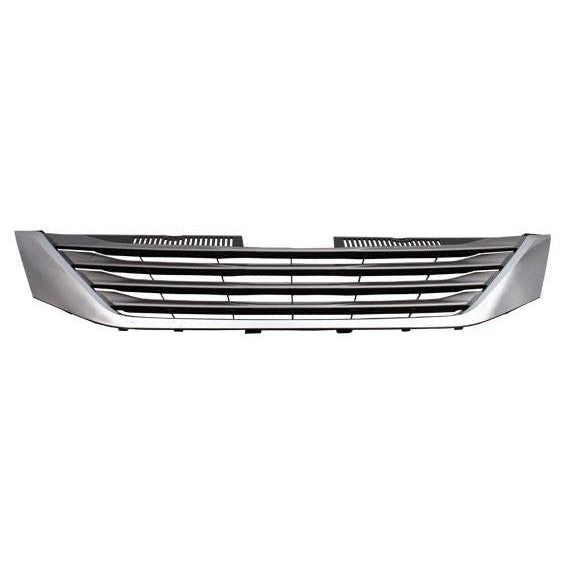 2011-2014 Toyota Sienna Grille Black With Chrome Moulding Without Cruise Control 8 Passenger - TO1200333-Partify-Painted-Replacement-Body-Parts