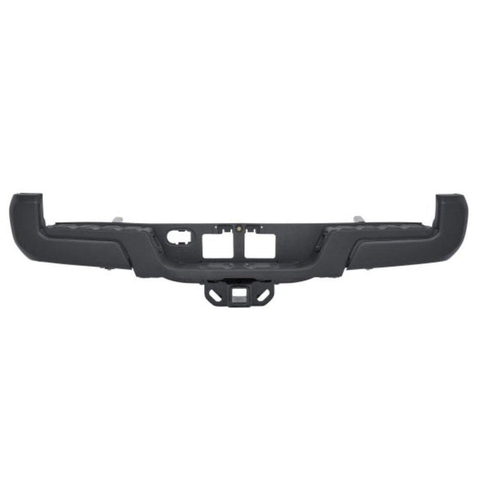 Toyota Tacoma CAPA Certified Rear Bumper Assembly Without Sensor Holes With Tow Hitch - TO1103128C