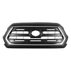 Toyota Tacoma Pickup 2WD CAPA Certified Grille Silver With Chrome Moulding Black Frame Limited Model - TO1200409C