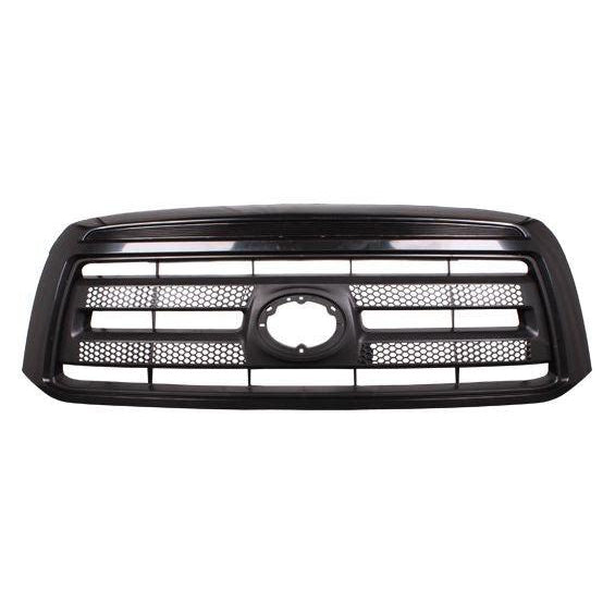 2010-2013 Toyota Tundra Pickup Grille Sr5 Model/Base Matte Black With Black Frame Without Sport Package Without Chrome - TO1200336-Partify-Painted-Replacement-Body-Parts