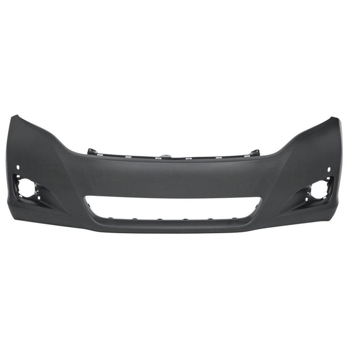 Toyota Venza CAPA Certified Front Bumper With Sensor Holes - TO1000401C