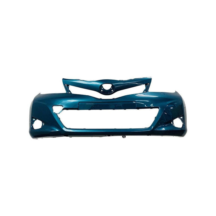 Toyota Yaris SE Hatchback CAPA Certified Front Bumper With Fog Light Holes - TO1000391C