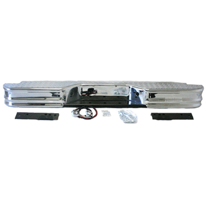 Chevrolet S10/Dodge Dakota/Ford Ranger Rear Bumper Assembly Chrome Universal Bumper Assembly - UN1103103
