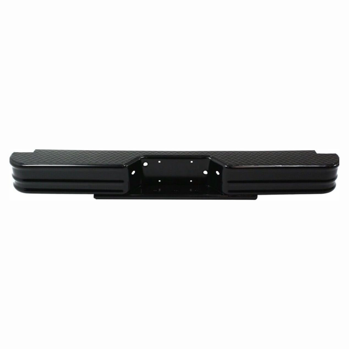 Chevrolet C1500/C2500/C3500/K1500/K2500/K3500/Dodge Ram 1500/Ram 2500/Ram 3500/Ford F-150/F-150 Heritage Rear Bumper Assembly Early Design Diamondstep Use Fey Kit# 92240 Extended Cab Pickup/Standard Cab Pickup - UN1103108
