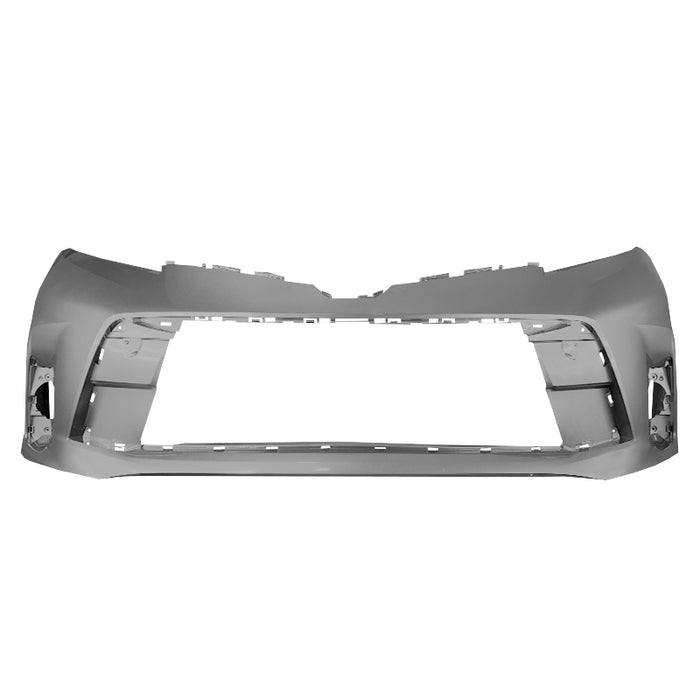 Toyota Sienna Front Bumper Without Sensor Holes - TO1000442