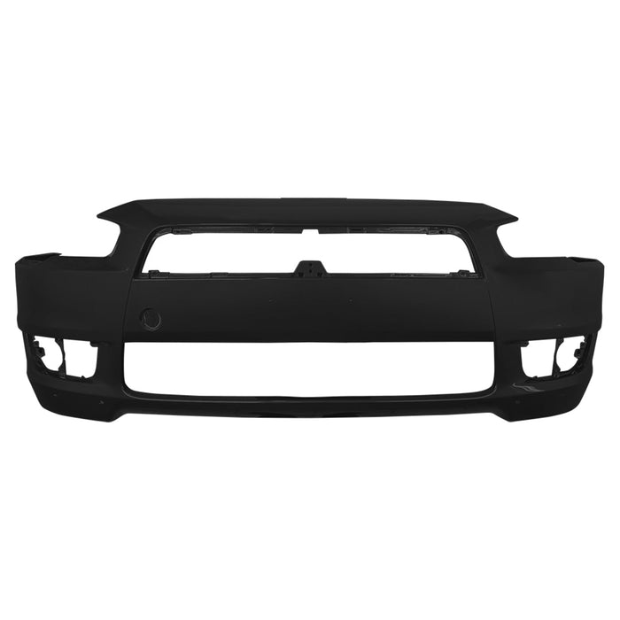 Mitsubishi Lancer CAPA Certified Front Bumper With Lower Spoiler Holes - MI1000319C