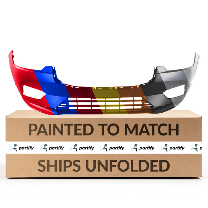 Volvo XC60 OEM Front Bumper Without Headlight Washer Holes & With Sensor Holes - 39847104