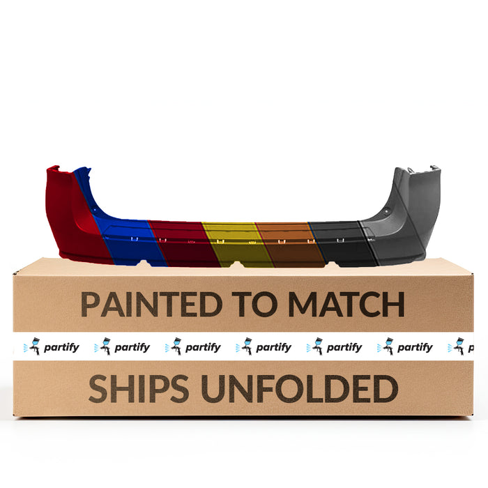 Volvo V70 CAPA Certified Rear Bumper W/Body Color Spoiler W/O Park Assist - VO1100164C