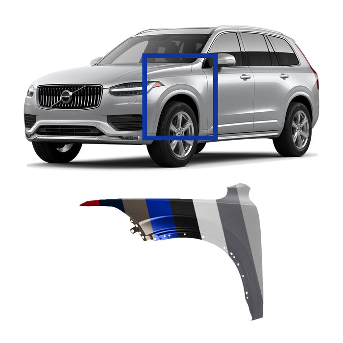 Volvo XC90 CAPA Certified Driver Side Fender - VO1240123C