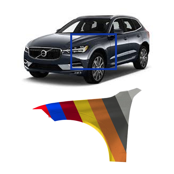 Volvo XC60 CAPA Certified Driver Side Fender - VO1240124C