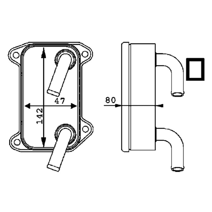 Volvo S40/V40 Engine Oil Cooler - VO4000100