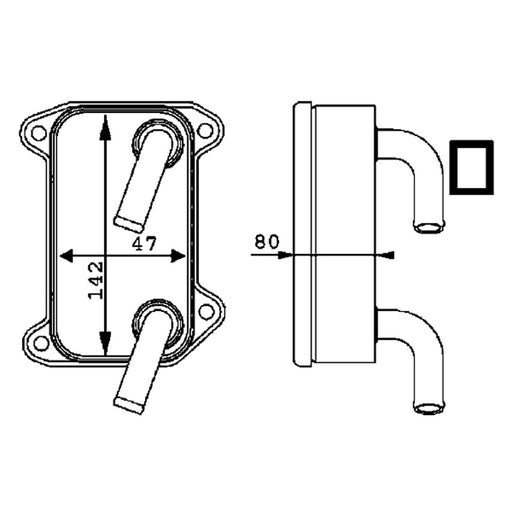 Volvo S40/V40 Engine Oil Cooler - VO4000100