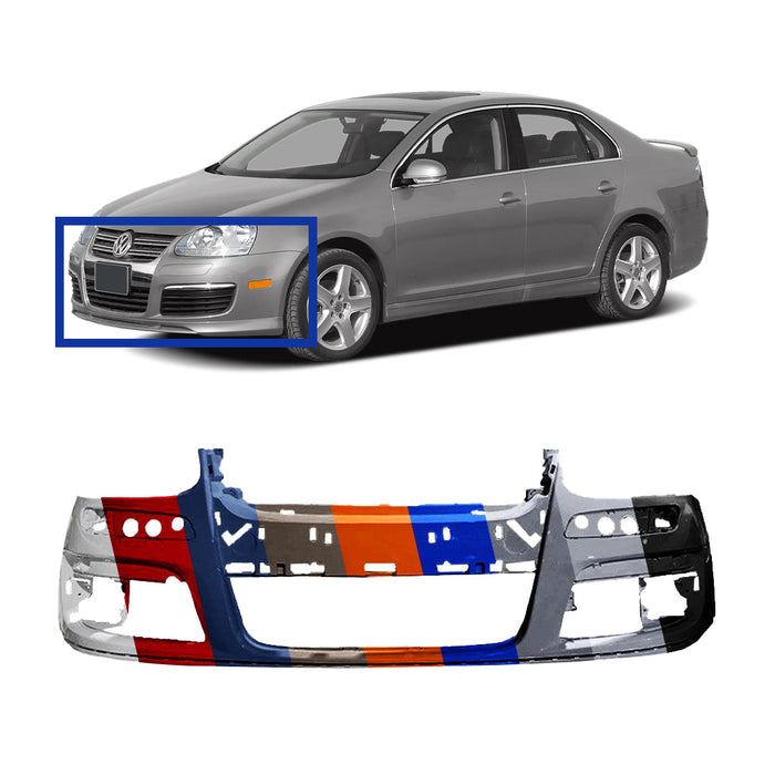 Volkswagen Jetta/Jetta GTI CAPA Certified Front Bumper - VW1000161C