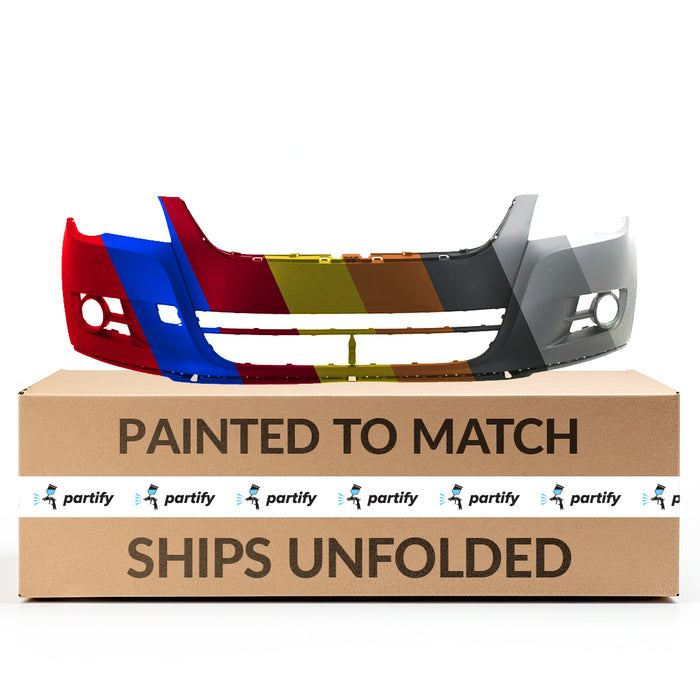 Volkswagen Tiguan CAPA Certified Front Bumper Without Headlight Washer Holes - VW1000173C