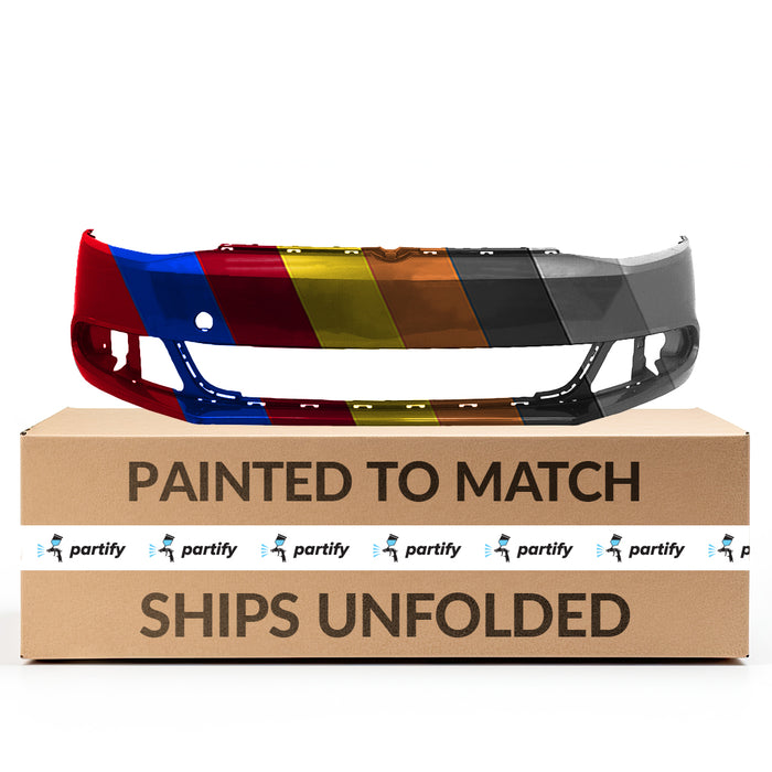 Volkswagen Jetta Non GLI CAPA Certified Front Bumper W/Headlamp Washer W/Parking Assist Sedan - VW1000193C