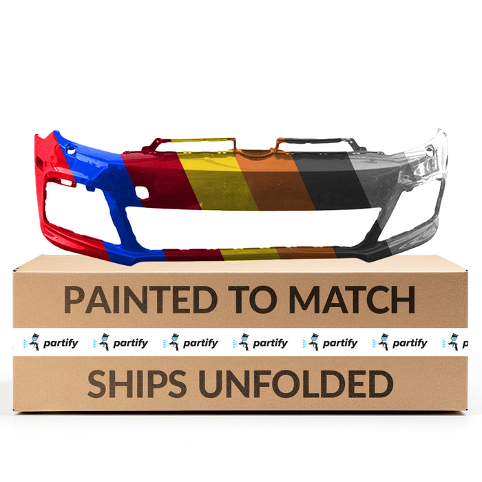 Parachoques delantero para Volkswagen Golf R con luces laterales repetidoras, lavafaros y asistente de estacionamiento - VW1000201