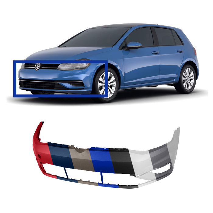 Volkswagen Golf CAPA Certified Front Bumper - VW1000238C