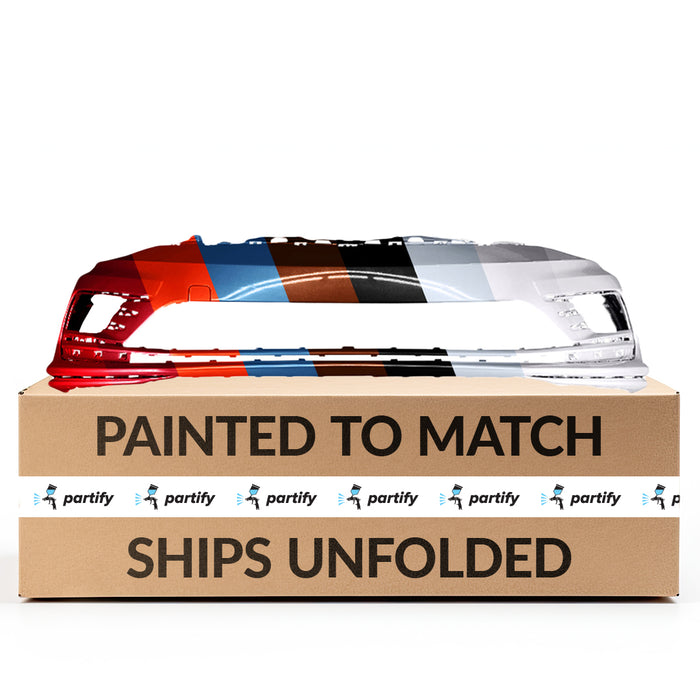 Volkswagen Jetta GLI/Wolfsburg CAPA Certified Front Bumper Without Sensor Holes & Without Head Light Washer Holes - VW1000242C