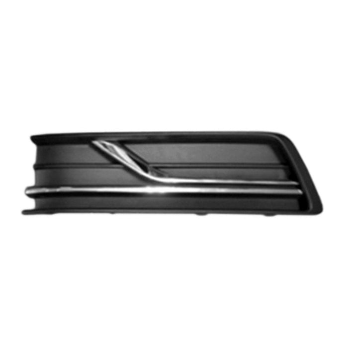 Volkswagen Passat Front Driver Side Bumper Insert Outer Grille For Use W/O Fog Lamps - VW1038145