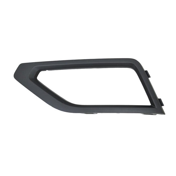 Volkswagen Atlas Front Driver Side Bumper Insert W/O R-Line Pkg For Use W/Fog Lamps Outer Grille/Fog Lamp Bezel Satin - VW1038157