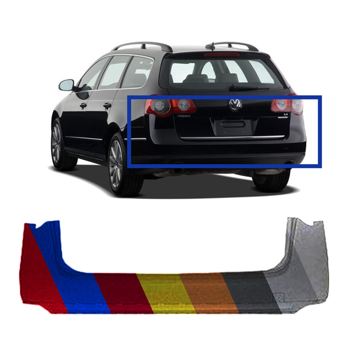 Volkswagen Passat Wagon CAPA Certified Rear Bumper Without Sensor Holes - VW1100164C