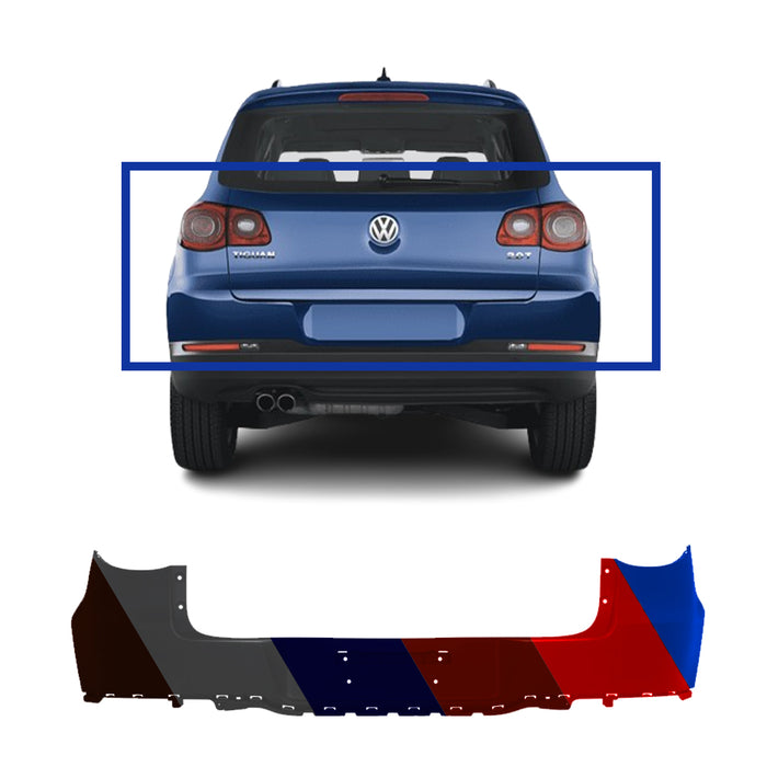 Volkswagen Tiguan CAPA Certified Rear Bumper - VW1100174C