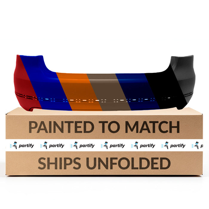 Volkswagen Passat CAPA Certified Rear Bumper W/Molding Groove To 9-22-14 - VW1100200C