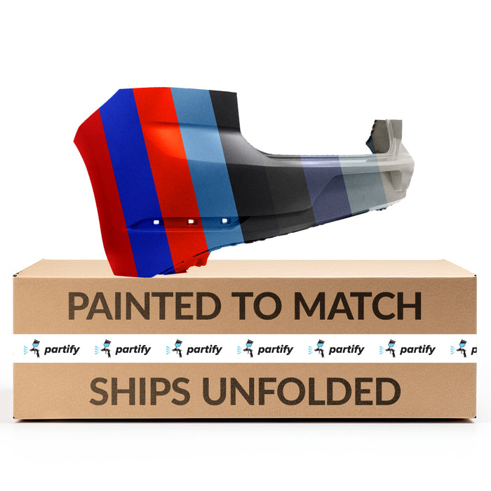 Volkswagen Golf Hatchback/GTI CAPA Certified Rear Bumper Without E-Golf & Without R & Without Sensor Holes - VW1100218C