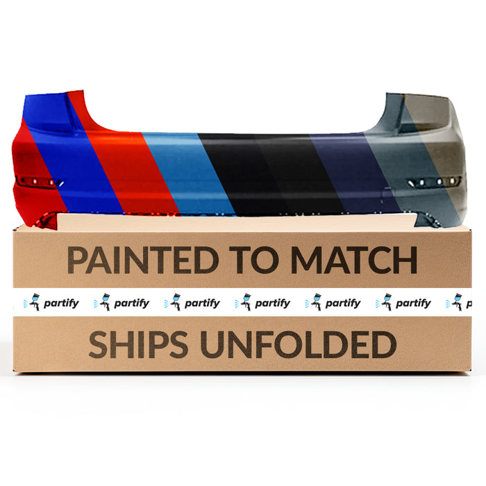 Parachoques trasero con certificación CAPA para Volkswagen Jetta GLI sin orificios para sensores - VW1100225C