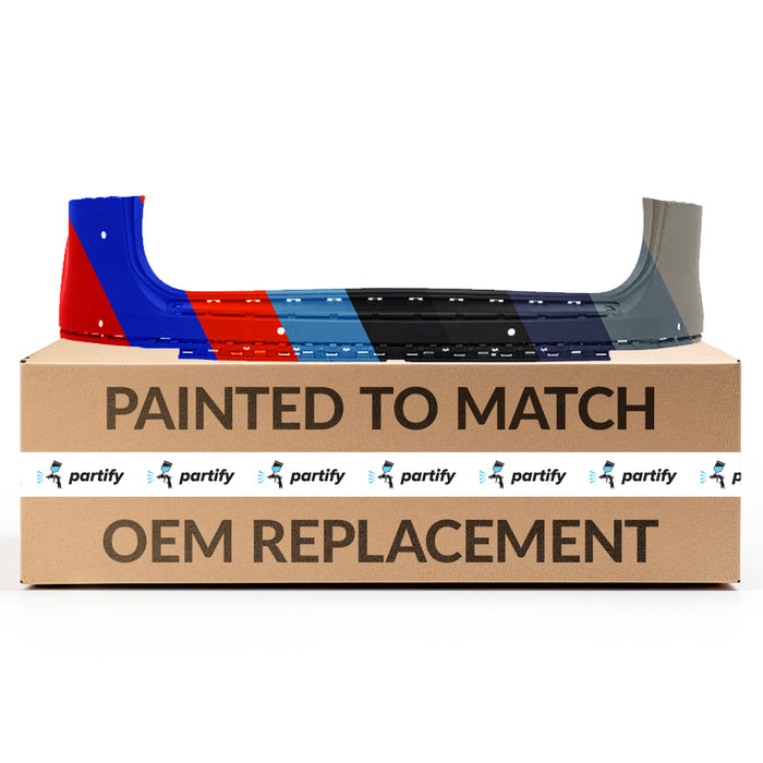 Volkswagen Touareg CAPA Certified Rear Bumper With Sensor Holes - VW1114101C