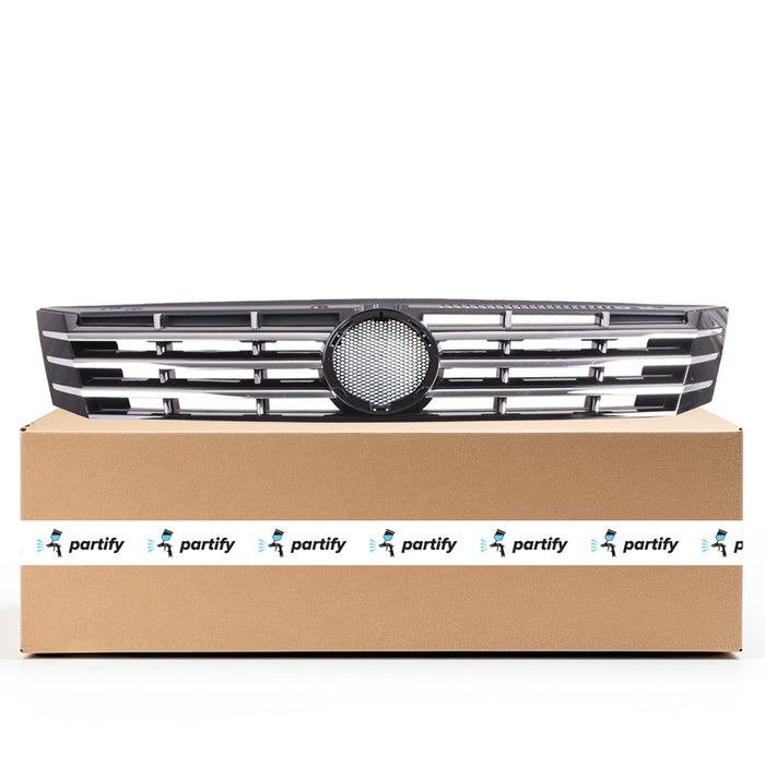 Volkswagen Passat Grille W/4 Vertical Chrome Mldgs Assembly - VW1200155