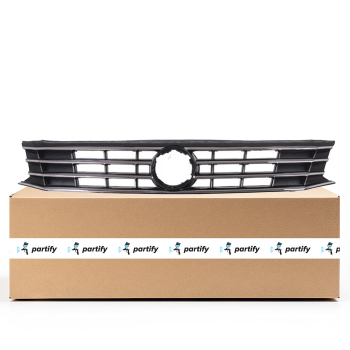 Parrilla negra/cromada certificada CAPA para Volkswagen Passat - VW1200169C