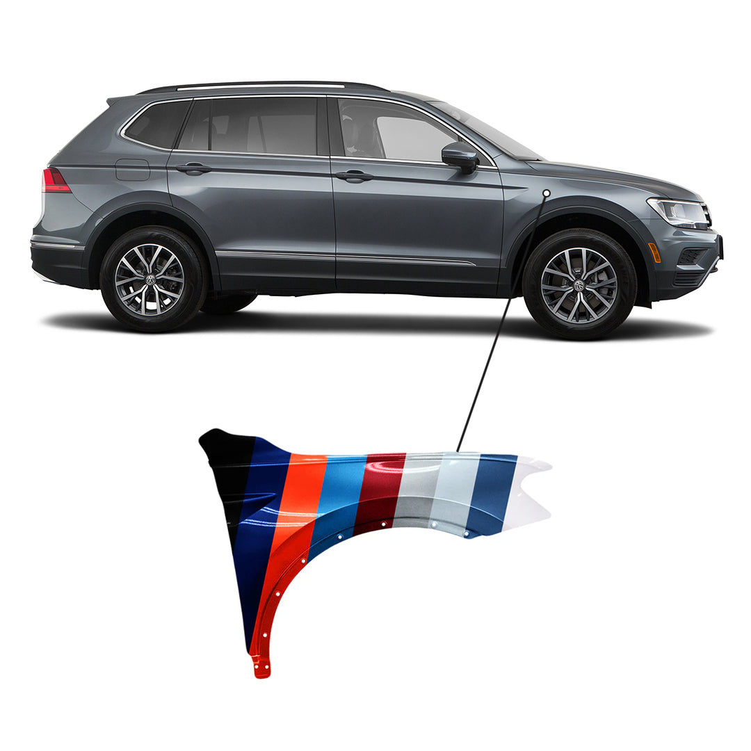 Volkswagen Tiguan OEM Passenger Side Fender - 5NA821106 — Partify