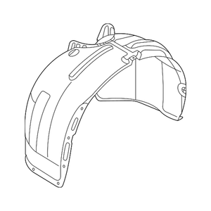 Passenger Side Fender Liner image