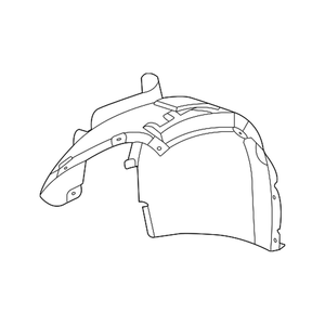 Front Passenger Side Fender Liner image