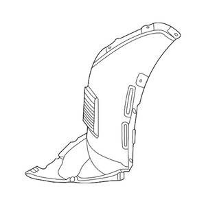 Passenger Side Fender Liner image