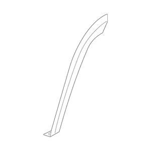 Rear Driver Side Wheel Arch Molding image