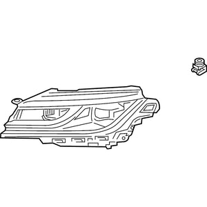 Driver Side Headlight Assembly image