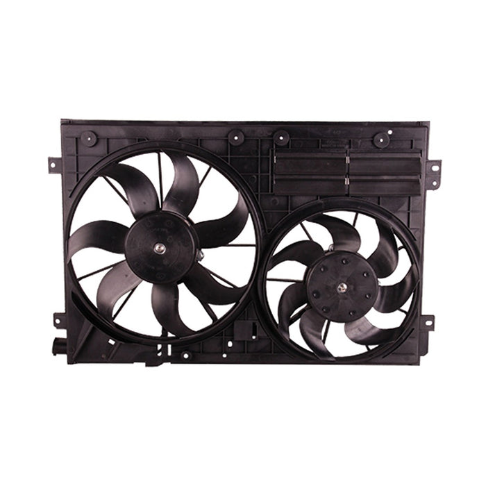 Audi TT Quattro/Volkswagen Beetle/CC/Eos/GTI/Jetta/Passat/Tiguan/Tiguan Limited Engine Cooling Fan Assembly Motor/Blade/Shroud Assembly 1.9L L4/2L L4 Sedan/Wagon - VW3115113