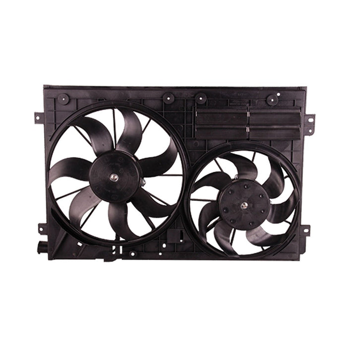Audi TT Quattro/Volkswagen Beetle/CC/Eos/GTI/Jetta/Passat/Tiguan/Tiguan Limited CAPA Certified Engine Cooling Fan Assembly Motor/Blade/Shroud Assembly 1.9L L4/2L L4 Sedan/Wagon - VW3115113C