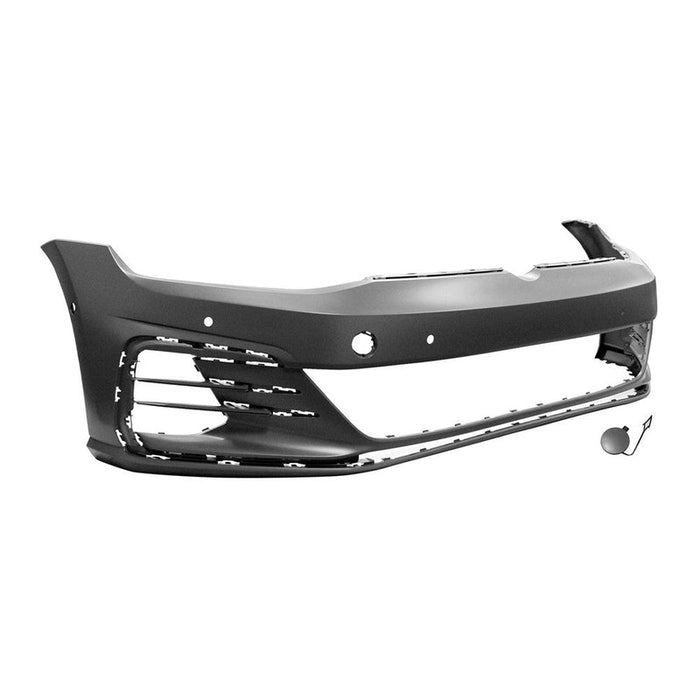 Volkswagen GTI CAPA Certified Front Bumper With Sensor Holes Without Headlight Washer Holes - VW1000241C