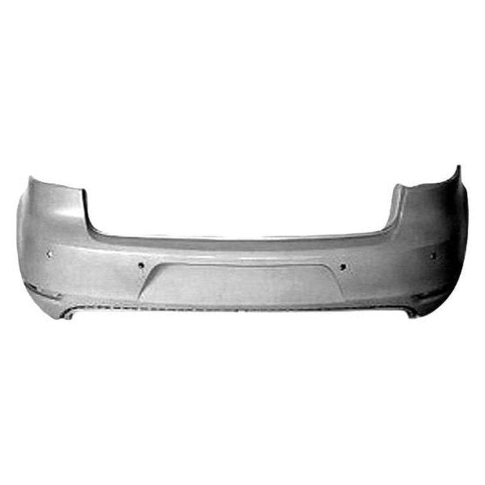 Volkswagen Golf CAPA Certified Rear Bumper With Sensor Holes - VW1100184C