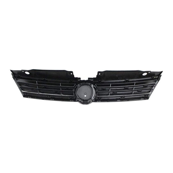 2011-2014 Volkswagen Jetta Grille Black Sedan Exclude Hybrid/GLI - VW1200151-Partify-Painted-Replacement-Body-Parts