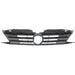 2015-2016 Volkswagen Jetta Grille Black With Chrome Moulding Exclude GLI With Collision Warning Sedan - VW1200168-Partify-Painted-Replacement-Body-Parts