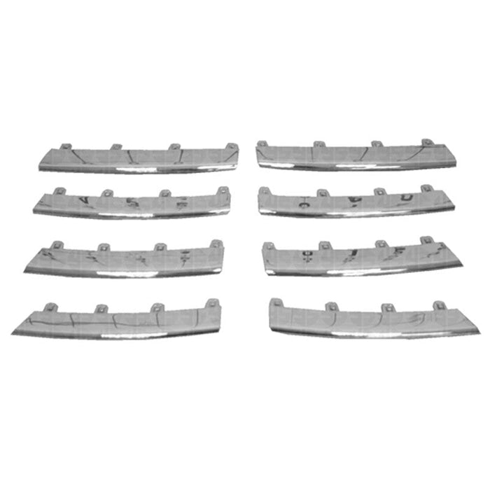 2005-2010 Volkswagen Jetta Grille Molding Kit - VW1211100-Partify-Painted-Replacement-Body-Parts