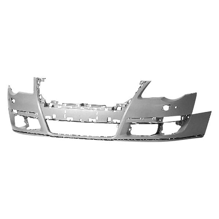 Volkswagen Passat CAPA Certified Front Bumper With Sensor Holes & With Head Light Washer Holes - VW1000162C