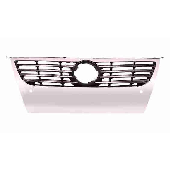 2006-2010 Volkswagen Passat Grille Black With Chrome Moulding With Distance Sensor - VW1210101-Partify-Painted-Replacement-Body-Parts