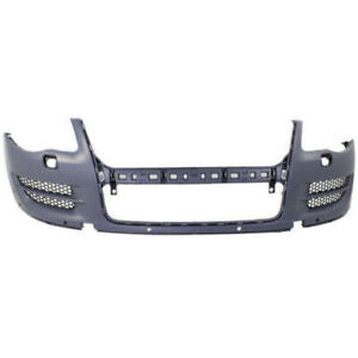 Volkswagen Touareg CAPA Certified Front Bumper With Sensor Holes & With Head Light Washer Holes - VW1000169C